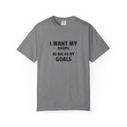 I Want My Biceps As Big As My Goals-T-Shirt