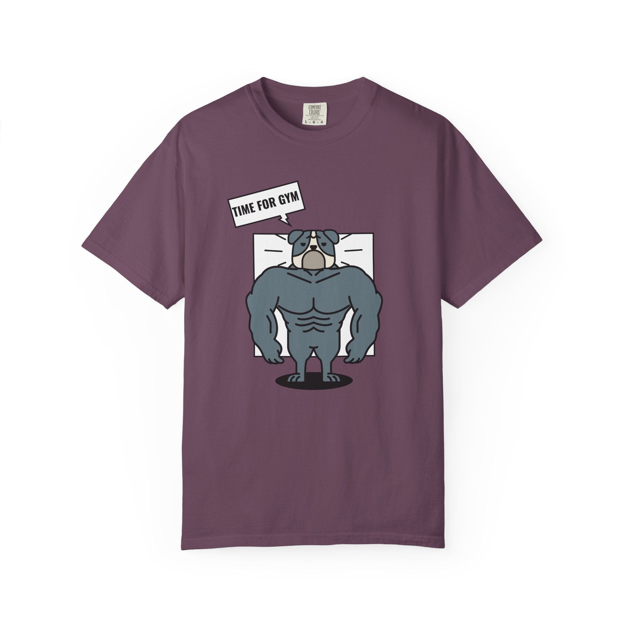 Time For Gym Dog-T-Shirt