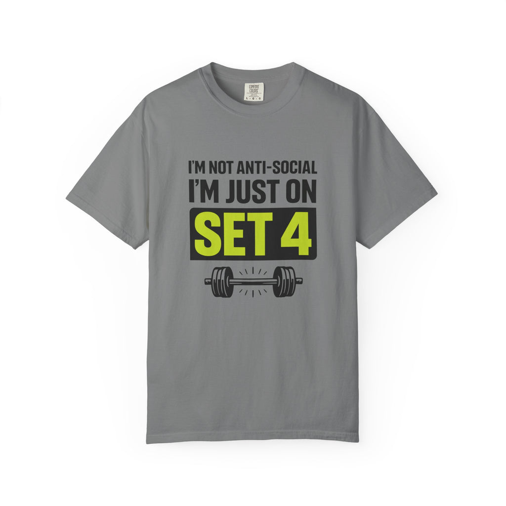 I'm Not Anti-Social I'm Just On Set 4-T-Shirt