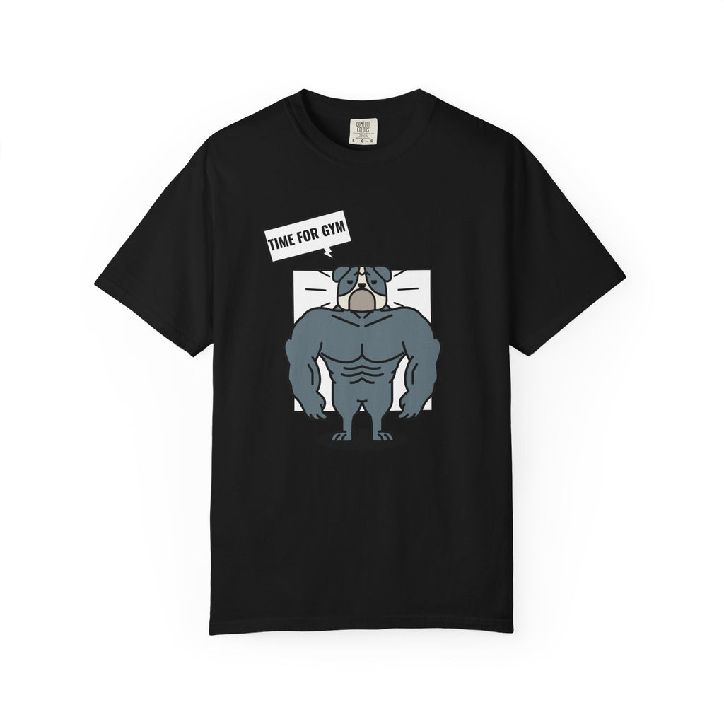 Time For Gym Dog-T-Shirt
