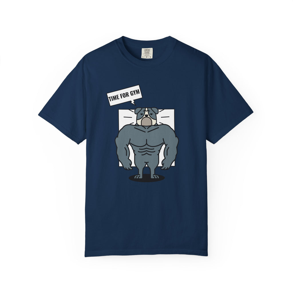 Time For Gym Dog-T-Shirt