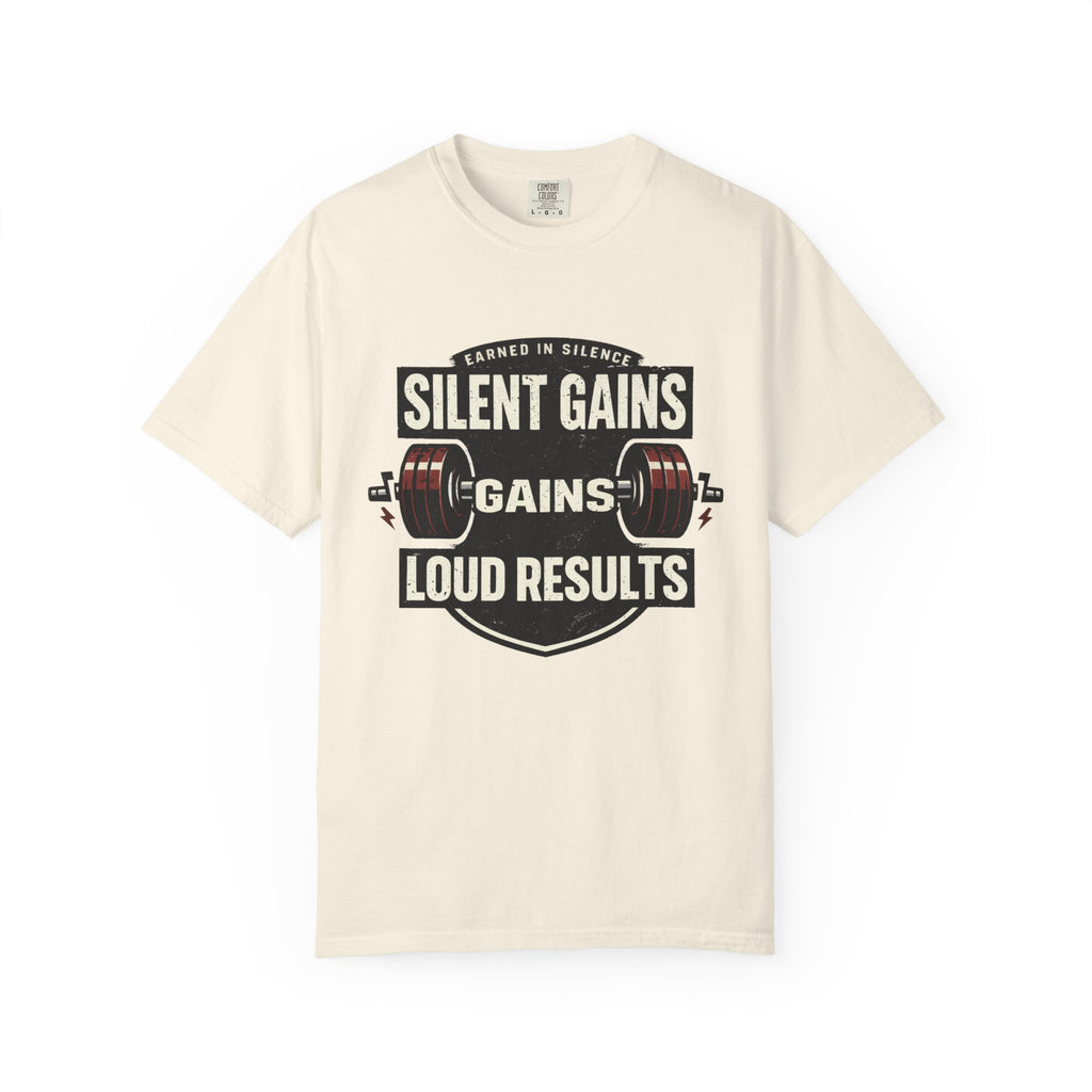 Silent Gains Loud Results-T-Shirt