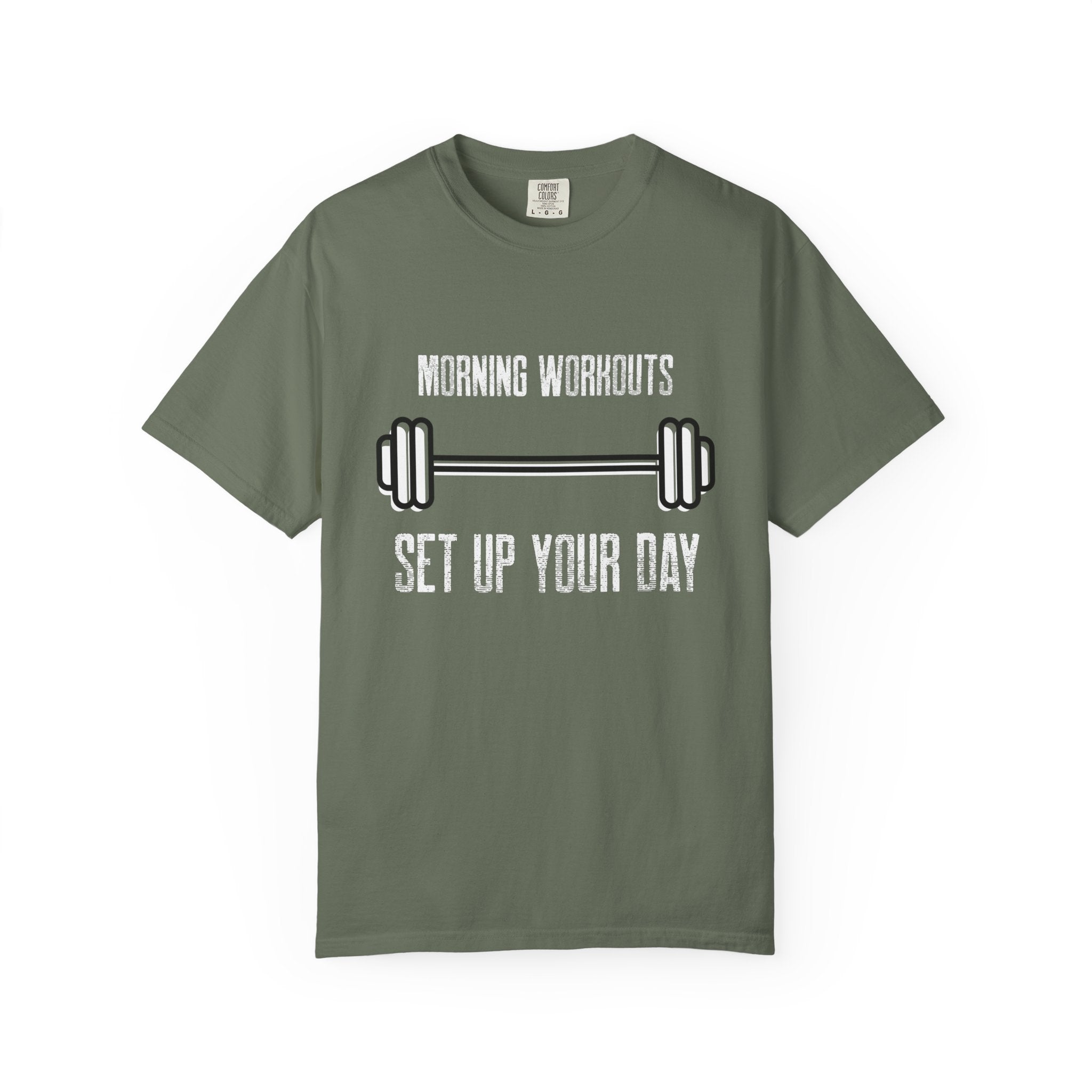 Morning Workouts Set Up Your Day-T-Shirt